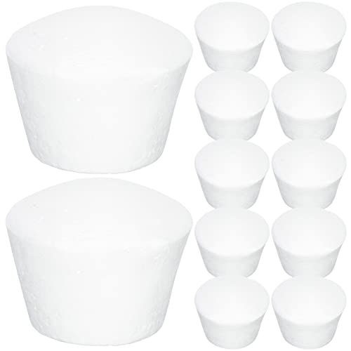 STOBOK 20 Stück Schaumstoff Cupcake Fake Dummy Cupcakes Polystyrol Schaumstoff Dummy Kuchen Modell Fake Kuchen Dummy Muffin Cupcake Dekorieren Praxis Modelle für Hochzeit Display Fenster Dekoration von STOBOK