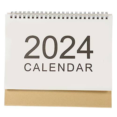 STOBOK 2023 2024 Tischkalender 2024 Deko Staffelei Täglich Stehender Kalender Mini-tischkalender Mini-kalender Standkalender Kleiner Kalender Kreativer Kalender Papier von STOBOK