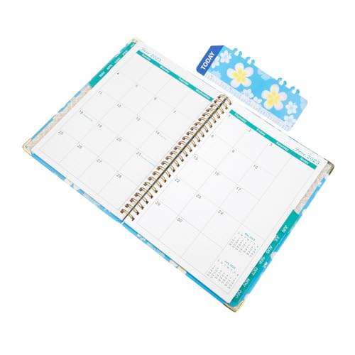 STOBOK 2023 schreibutensilien büromaterial notizhalter the notebook book notebooks Zeitschriftenplaner Monatsplaner Notizbücher Stickerbuch-Sammelalbum Zeitplan-Notizblock Papier Sky-blue von STOBOK