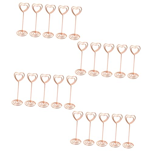 STOBOK Bild String Clips 20pcs Visitenkarte Desktop Memo Für Hochzeit Bankett Decor von STOBOK