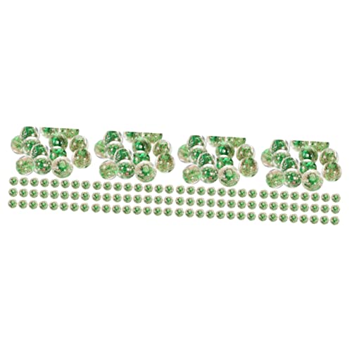 STOBOK 240 Stk Glasperlen wohnungseinrichtung home decoration die bescherung beads for jewellery geschke Strass-Ohrringe Mini-Perlen bastelset Bettelarmband Bastelperlen Perlen Glas Green von STOBOK