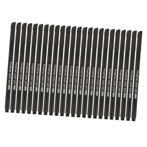 STOBOK 24St Hookline-Nadelstift notizen liefert schwarzer Lackstift automatischer Bleistift Maker-Stifte schreibkladde kalligraphie-stifte tragbare Farbstifte Zeichenstifte Plastik Black von STOBOK