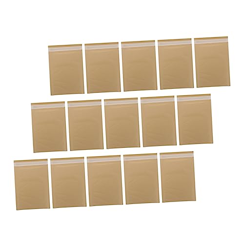 STOBOK 25 Stk Verpackungsbeutel Aus Kraftpapier Kleine Umschläge Für Samen Gepolsterten Umschlag Porto Versandtaschen Für Den Postversand Lösung Versandkartons Blase Sport Light Brown von STOBOK