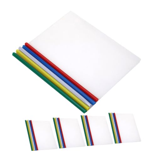 STOBOK 25 Stück Zugstangenordner Aktenordner Papierhüllen Ordner Für Dokumente Dokumentenmappe Schulordner Papierordner Dokumentenmappe Berichtsmappen Bindestangen Kunststoff STOBOK 25 Stück Zugstangenordner Aktenordner Papierhüllen Ordner Für Dokumente Dokumentenmappe Schulordner Papierordner Dokumentenmappe Berichtsmappen Bindestangen Kunststoff von STOBOK