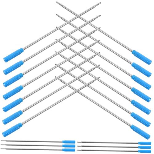 STOBOK 25St Austauschbare Mine schwarze Kugelschreiber Stiftminen schwarz minen für kugelschreiber tintenroller mine Nachfüllungen für Tintenstifte für Studenten glatte Stiftminen pp Blue von STOBOK