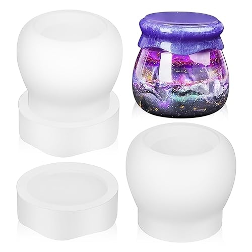 STOBOK 2St Puddingglasform küchenbehälter küche behälter jewelry box konfektförmchen süsüigkeiten box stapelbare Liner Silikonformen Glasformen für Epoxidharz Kieselgel von STOBOK