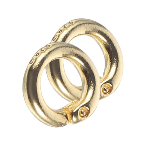 STOBOK 2St Schmuck-Verbindungsring Armbänder Silber Sprungringe Schlüsselringe Reifen schmuckverbinder schlusselketten Mehrzweck-Biegering Biegeringe für die Schmuckherstellung Golden von STOBOK