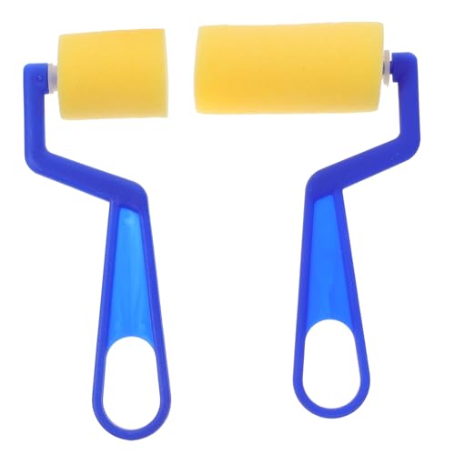 STOBOK 2St Schwamm Pinselwalzenset Malschwamm malset Sponge Pinsel Sponge Musterpinsel Malwerkzeug Schwammrollen-Set Schleifen DIY Malwerkzeug Schwammbürste Plastik von STOBOK