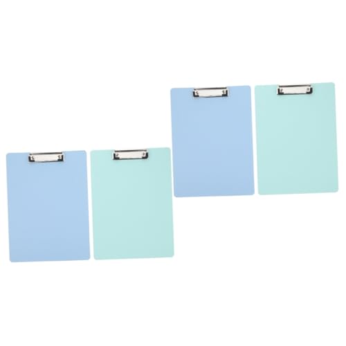 STOBOK 2sets A4 Ordnertafel Zwischenablage Klemmbretter Im A4-letter-format Schreibunterlage Schule Schreibbrett Für Schule Organisator Für Papierakten Dokumentenorganisator Metall 2pcs*2 von STOBOK