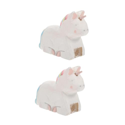 STOBOK 2st Einhorn-bleistiftspitzer Manueller Bleistiftspitzer Anspitzer Für Make-up-stifte Tragbarer Bleistiftspitzer Kawaii Kunstbedarf Bleistiftspitzer Süßer Metall Weiß von STOBOK