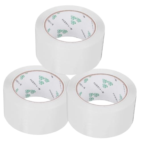 STOBOK 3 Rollen Klebeband packing tape paketband paket band abdichtungsband Mehrzweckband Rohrnahtband Nahtbandkanal Kanaldichtband Rohrleckband Rohrband für den Außenbereich hoch Weiß von STOBOK