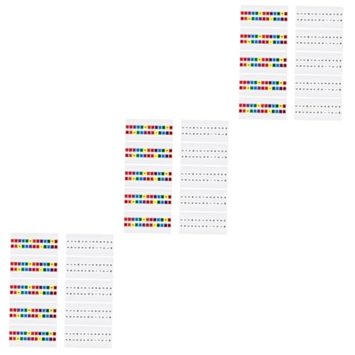 STOBOK 3 Sätze Index-label Buchregisterkarten Zum Kommentieren Von Büchern Durchscheinende Etiketten Aufkleber -registerkarten Vorrichtungen Klebestreifen Monitor Das Haustier 10 Blatt*3 von STOBOK