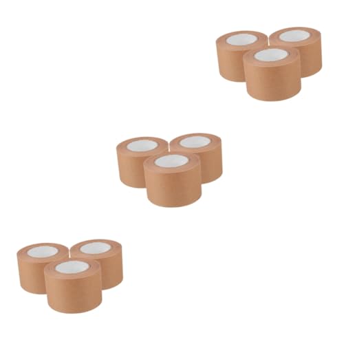 STOBOK 3 Sätze Klebeband Aus Kraftpapier Braunes Kraftband Kartonverschlussband Kraftpapier Klebeband Stark Haftendes Klebeband Braunes Papierband Packband Aus Braunem Papier 3 Rollen * 3 von STOBOK