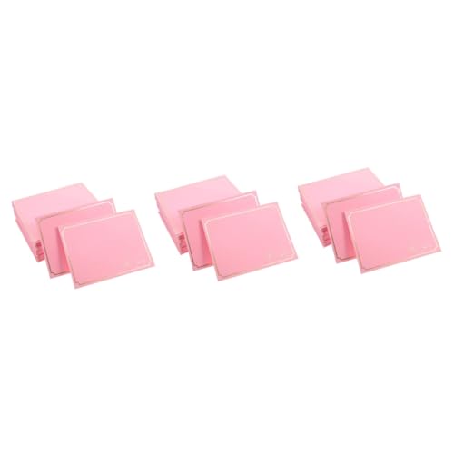 STOBOK 3 Sätze Kleiner Umschlag Große Umschläge Brautdusche Karte Karteikarten Hochzeitsumschläge Umschläge Für Grußkarten Danke Karten Umhüllt Goldene Umschläge Rosa Papier 50 Stück * 3 von STOBOK