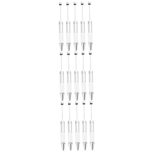 STOBOK 3 Sätze Kugelschreiber Schreibkladde Ballpoint Pen Kugleschreiber Decorative Pen Stift Mit Bunten Holzperlen Perlen Stifte Interessanter Schreibstift Plastik 5 Stück * 3 von STOBOK