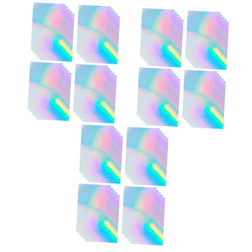 STOBOK 3 Sätze One Piece Aufkleber Buch Sticker Holographic Sticker Car Sticker Wasserfeste Aufkleber Acetat Transparente Aufkleber Weiß Transferfolie Gravurfolie - 20 Blatt*3 von STOBOK