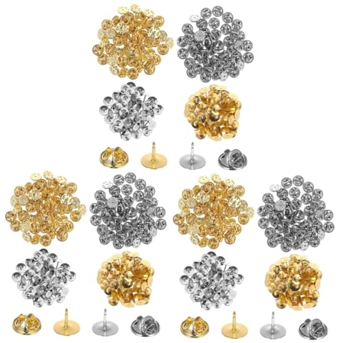 STOBOK 3 Sätze Spurs-schmetterlings-hut Magnetische Stiftrückseiten Rückseiten Für Reversnadeln Stifte Schmetterlingsnadeln Dekorative Pins Broschenrücken Stifthalter Metall 100 Paare*3 von STOBOK