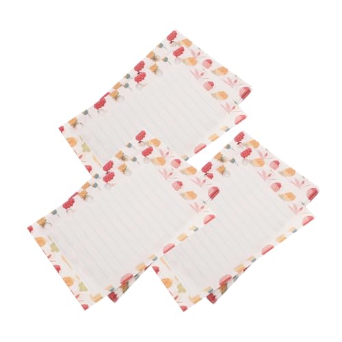 STOBOK 3 Stk bunte Loseblattpapiere farbiges liniertes Notizpapier Notebook-Ersatzpapier Journal füllt Papier nach schulm buntpapier Loseblattpapier mit 6 Löchern einfache lose Blätter von STOBOK