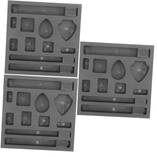 STOBOK 3 Stück 11 Graphitöltank Poröse Graphitform Kokille aus Graphit Bleischmelzform Graphitform für Metallguss Mehrzweckform für Metallguss Graphit-Barrenformen zum Gießen von Metall von STOBOK