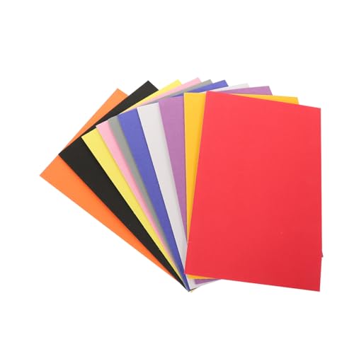 STOBOK 30 Blätter selbstklebende Eva-Aufkleber Verpackungsschaum Pastellpapier Schaumstoffquadrate soft foam Bastelschaumstoff Bastelpapier für selbstklebende Bastelschäume von STOBOK