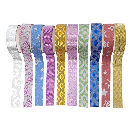 STOBOK 30 Stück Buntes Washi Tape Set Ästhetische Dekorative Klebebänder Mit Blumenmustern Für Scrapbooking Journaling Und Bastelprojekte Zufällige Designs von STOBOK