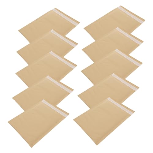 STOBOK 30 Stück Kraftpapier Verpackungsbeutel Versandumschläge Gelbe Versandumschläge Pergamentumschläge Briefumschläge Briefumschläge Taschenumschläge Versandtaschen von STOBOK