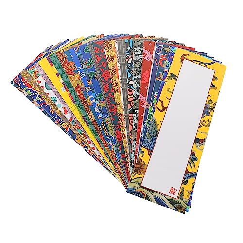 STOBOK 30St Lesezeichen bookmarks book marks Buchzeichen für bücherwürmer book marker Whiteboards markieren Namensschilder der Schüler Etiketten für Schülerbücher Papier von STOBOK