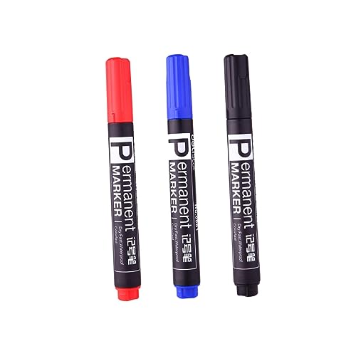 STOBOK 3St Ölmarker rauschgift sketcher Fast dry Oil-based markierer stift blueriiot swor Paint marker pen metallic art supplies pen markers Ölmarkierungsstifte Textmarker von STOBOK