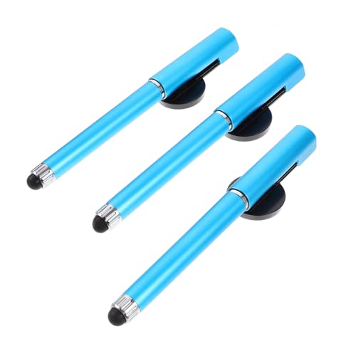 STOBOK 3St Wärmeübertragungsstift gel ink pen schreibkladde schulzeug wachsmalstifte Füller Weltraumstift Hitze kugelschreiber tragbarer Schreibstift leerer Stift Aluminiumlegierung Blue von STOBOK