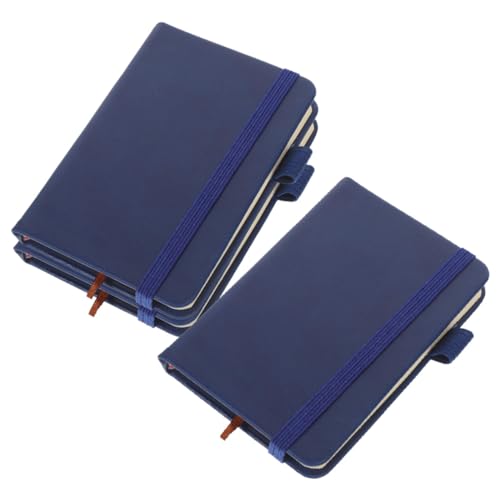 STOBOK 3st Liniennotizblock Taschenheft Professionelles Notizbuch Kleine Notizblock-taschengröße Notizbuch Mini-taschen-notizblock Notizbuch Klein Bulk-notizbücher Papier von STOBOK