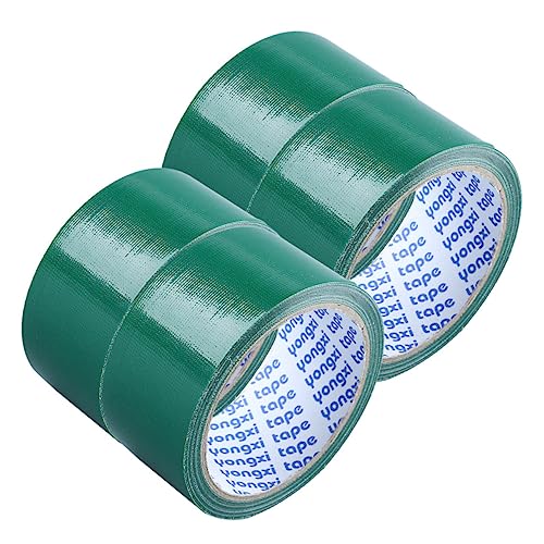 STOBOK 4 Rollen Wasserdichtes Gewebeband Klebeband nachfüllt keine Badematte klebeband doppelseitig double sided tape Klebeband für Teppiche Klebeband für Hochzeitskleider Dark Green von STOBOK