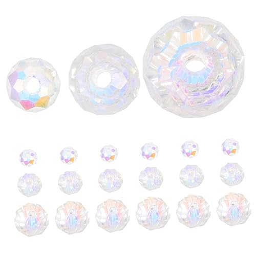 STOBOK 4 Sätze Ab Farbe Lose Perlen Bulk-schmuck Bastelperlen Runde Perlen Kreisperlen Strass-accessoires Strass-ohrringe Strassperlen Hängelampen-set Diy-perlen Glas 350 Stück * 4 von STOBOK