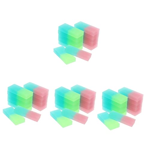 STOBOK 4 Sätze Farbverlaufsradierer Gekneteter Radiergummi Trockener Radiergummi Erasers for Süße Radiergummis Coole Radiergummis Für Ästhetische Radiergummis Pvc 12 Stück * 4 von STOBOK