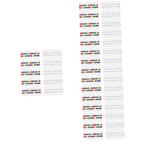 STOBOK 4 Sätze Index-label Buch Marker Cartape Indexaufkleber Soft-etiketten Index-tabs Registerkarten Für Seitenmarkierungen Seitenlaschen Aus Kunststoff Das Haustier 10 Blatt * 4 von STOBOK