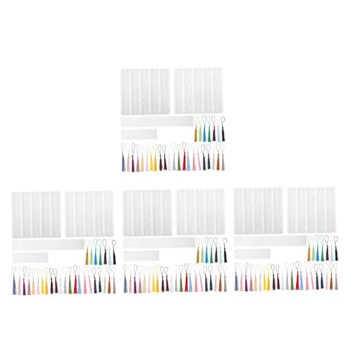 STOBOK 4 Sätze Lesezeichenform Bausätze Formen Für Schlüsselanhänger Epoxidformen Für Lesezeichen Gehäkeltes Lesezeichen Gießen Gipsform Abs Handguss-sets Paar Wiederverwendbar Kieselgel von STOBOK