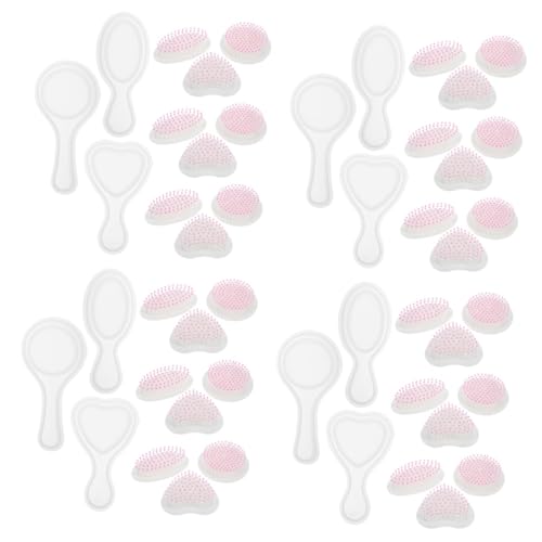 STOBOK 4 Sätze -kammform Praktisches Friseurkamm Silikon Giessform Schimmel Haar Styling Epoxid-silikonform Silikonform Selber Machen Diy Liefert Kammformen Kieselgel 12 Stück * 4 von STOBOK