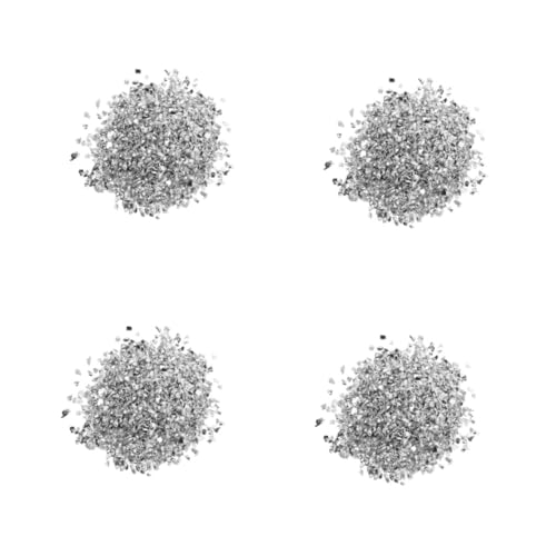 STOBOK 4 Stück 1 Edelsteinfragmente Dekorationsreste Nageldekor Edelsteine Glitzer Zum Basteln DIY Bastelarbeiten Glitzerscherben DIY Glitzer Kunstbedarf Glitzer Für Epoxid von STOBOK