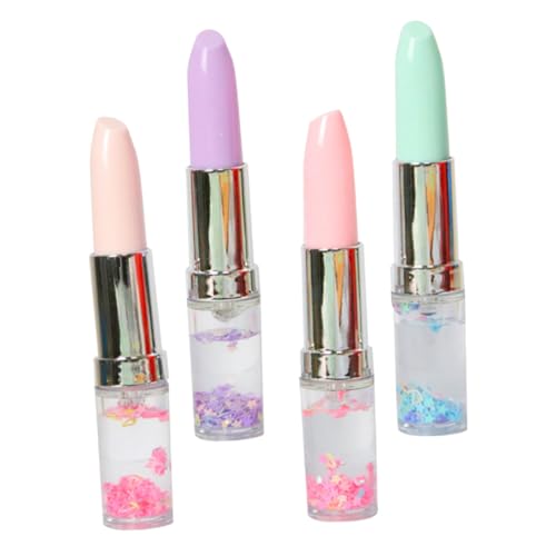 STOBOK 4 Stück Lippenstift-gelstift Lippenstift Kugelschreiber Lustige Stifte Cartoon-stifte Lippenstift-tintenstifte Lippenstiftstifte Als Partygeschenke Bunte Stifte Süße Stifte Plastik von STOBOK