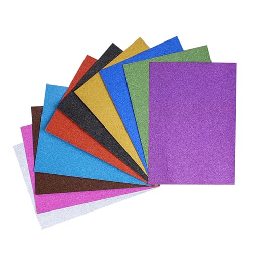 STOBOK 40 Blätter handgefertigtes Goldpulverpapier Karton farbig Kartonpapier DIY-Papier kreativpapier scrapbook paper Quadratisches Papier zum Selbermachen origami papier selber machen von STOBOK