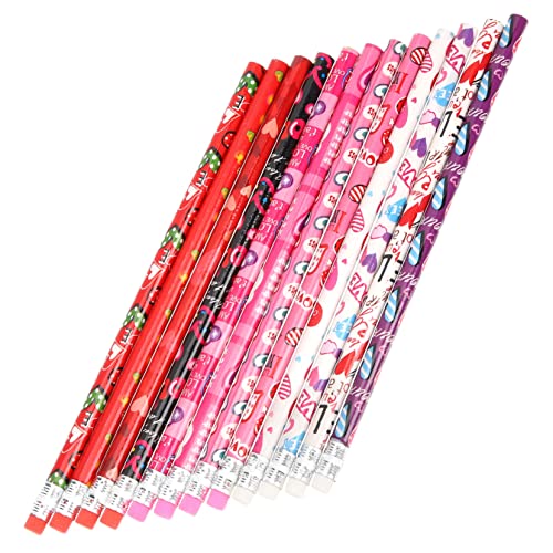 STOBOK 48St Bleistift ergonomische stifte colored pencils buntstifte colour pencils grind Fleecestoff tragbare Stifte für Schüler Kinderstifte Studenten löschbare Stifte Holzstifte von STOBOK