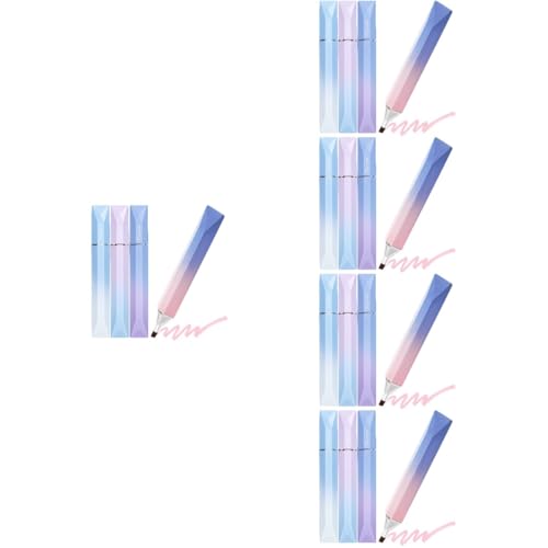 STOBOK 5 Sätze 5 Sets Farbverlaufs Textmarker Textmarker Textmarker Marker Mit Meißelspitze Farbige Marker Anmerkungszubehör Textmarker Lern Textmarker Farbige Stifte 4 Stück * 5 von STOBOK