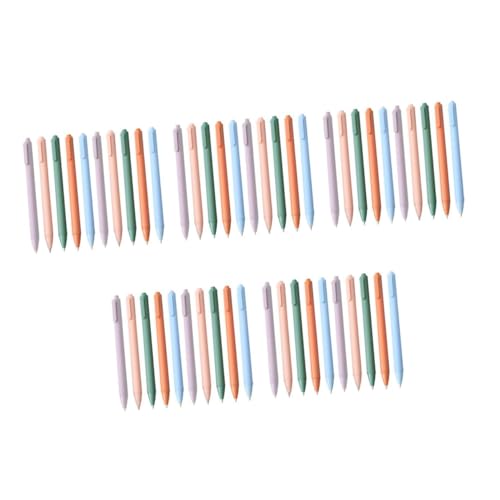 STOBOK 5 Sätze Gel Stift Kugelschreiber Gelstifte Schwarze Gel-stifte Weihnachtsgeschenke Schreibstift Weihnachtsstifte Neutralstift Tagebuchstifte Schulpreis Plastik 10 Stück * 5 von STOBOK