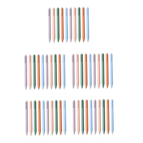 STOBOK 5 Sätze Gel Stift Lehrerstifte Stift Weihnachtsstifte Kugelschreiber Schreibstift Zeichenstifte Gelroller Süßes Stationäres Scrapbooking-gelstifte Plastik 10 Stück * 5 von STOBOK