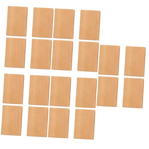 STOBOK 5 Sätze Geschnitztes Holzblockspielzeug Kunsthandwerk Diy-blöcke Schnitzen Unbemalt Diy Building Blocks for Naturholz Unfertige Holzblöcke Würfel Selber Machen 4 Stück * 5 von STOBOK