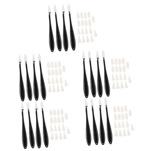 STOBOK 5 Sätze Kunst-mixer Gekneteten Radiergummi Zeichnen Wischen Pfanne Pastelle Blending Tool Skizzierstifte Papierstümpfe Zum Mischen Malerische Radiergummis Schwamm Black 4 Stück * 5 von STOBOK