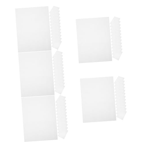 STOBOK 5 Sätze Schrumpfpapier-set Bastelzeug Bastelmaterial Schrumpffolie Für Bastelprojekte Bastel Material Schrumpffolien Papier Kindergarten-diy-versorgung Bops 20 Stück * 5 von STOBOK