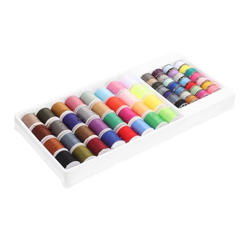 STOBOK 5 Sätze Spezialfaden Für Nähmaschinen Einfädler Stoff Nähset Für Erwachsene Stich Sewing Accessories Sewing Set Tragbares Nähzubehör Nähfäden Für Nähmaschinen Plastik 60 Stück * 5 von STOBOK