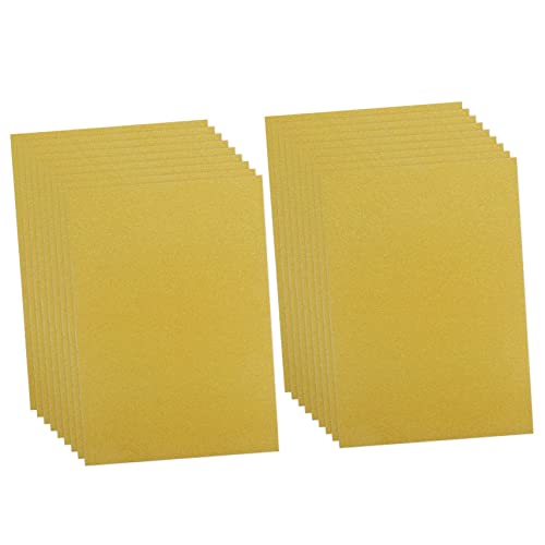 STOBOK 50 Blatt Glitzermarmelade glitzerndes Kartonpapier schimmernder Karton bastelmaterial für kinder kreativpapier DIY-Bastelpapier papier schneiden selber machen Papierstau Golden von STOBOK