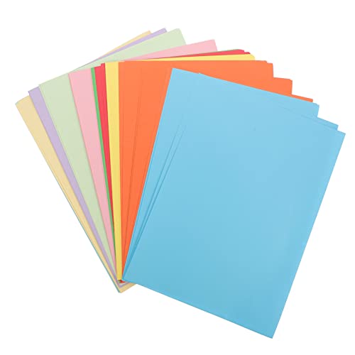 STOBOK 50 Blatt Origami Papier Farbiges Papier Zum Papierfalten Kit A4 Kopierpapier Faltpapier Für Schüler Falten Von Papier Farbiges Kopierpapier Bastelpapier Bastelfalten von STOBOK