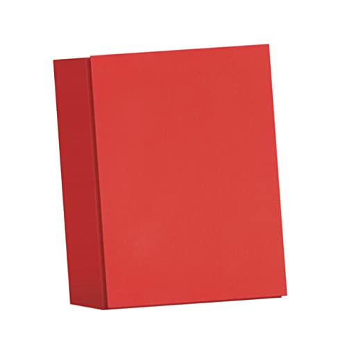 STOBOK 50 Stück Origami Rotes Kartonpapier Pappe Für Den Kindergarten Verdickte Pappe Papier Machen Diy Karton Für Kinder Handgefertigter Karton Mehrzweckkarton Farbiger Karton von STOBOK